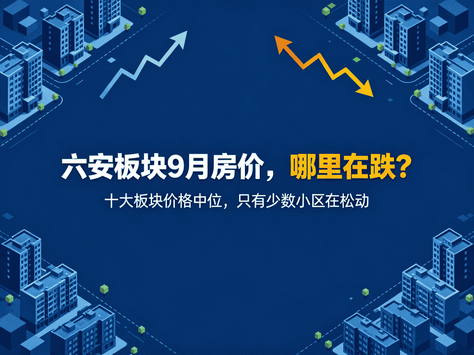 六安板块9月房价，哪里在跌？-六安蔡姐买房记