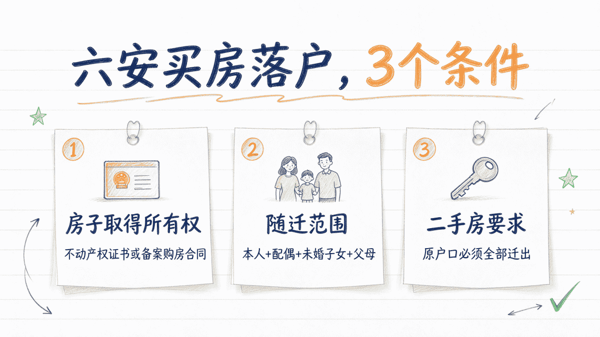 六安买房落户需要满足的条件