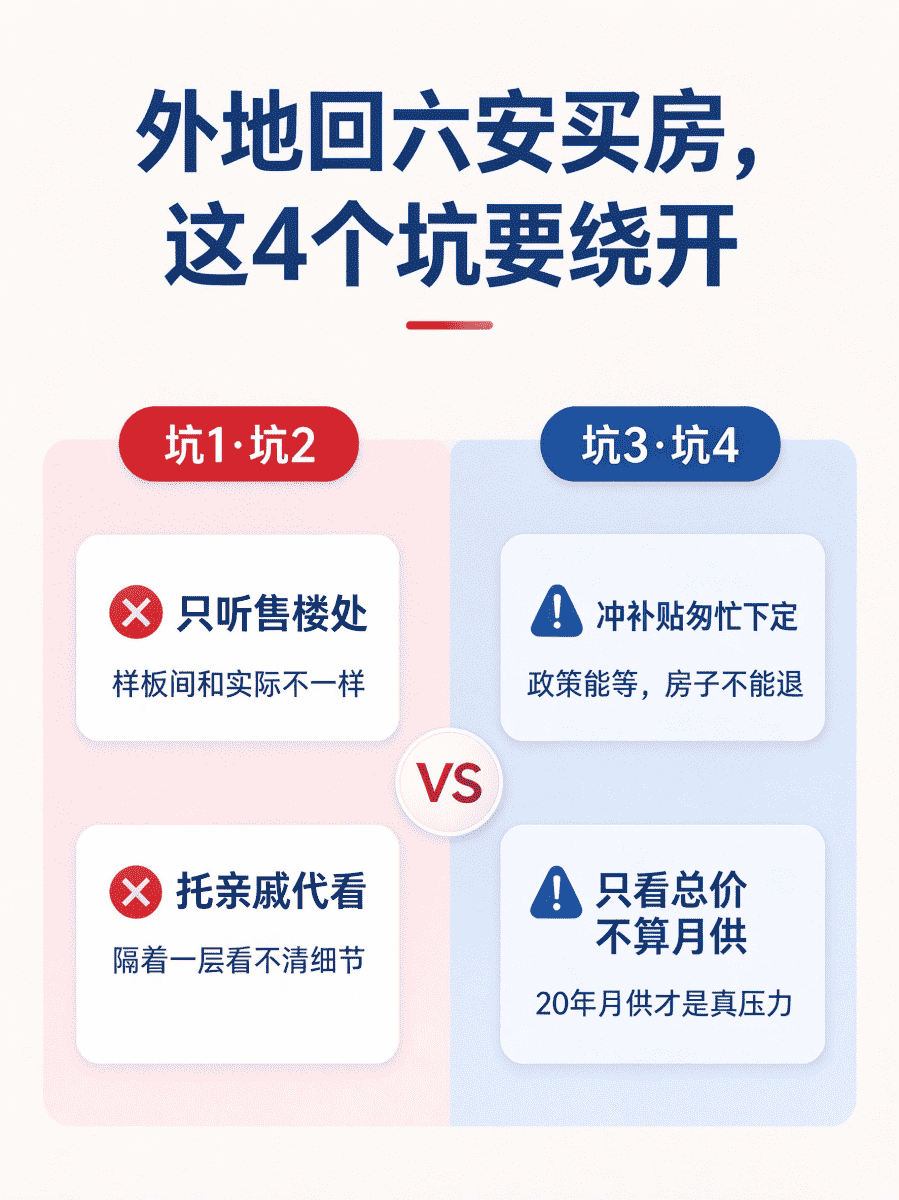 外地回来六安买房4个坑