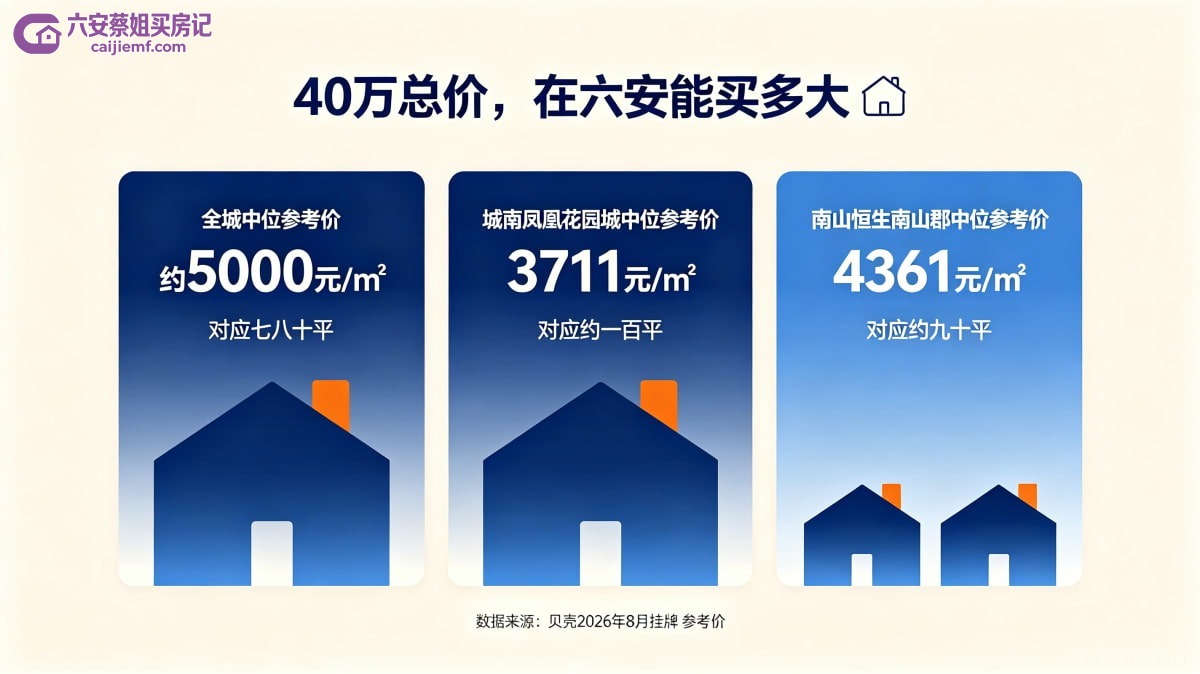 六安月薪5000预算40万能买多大面积