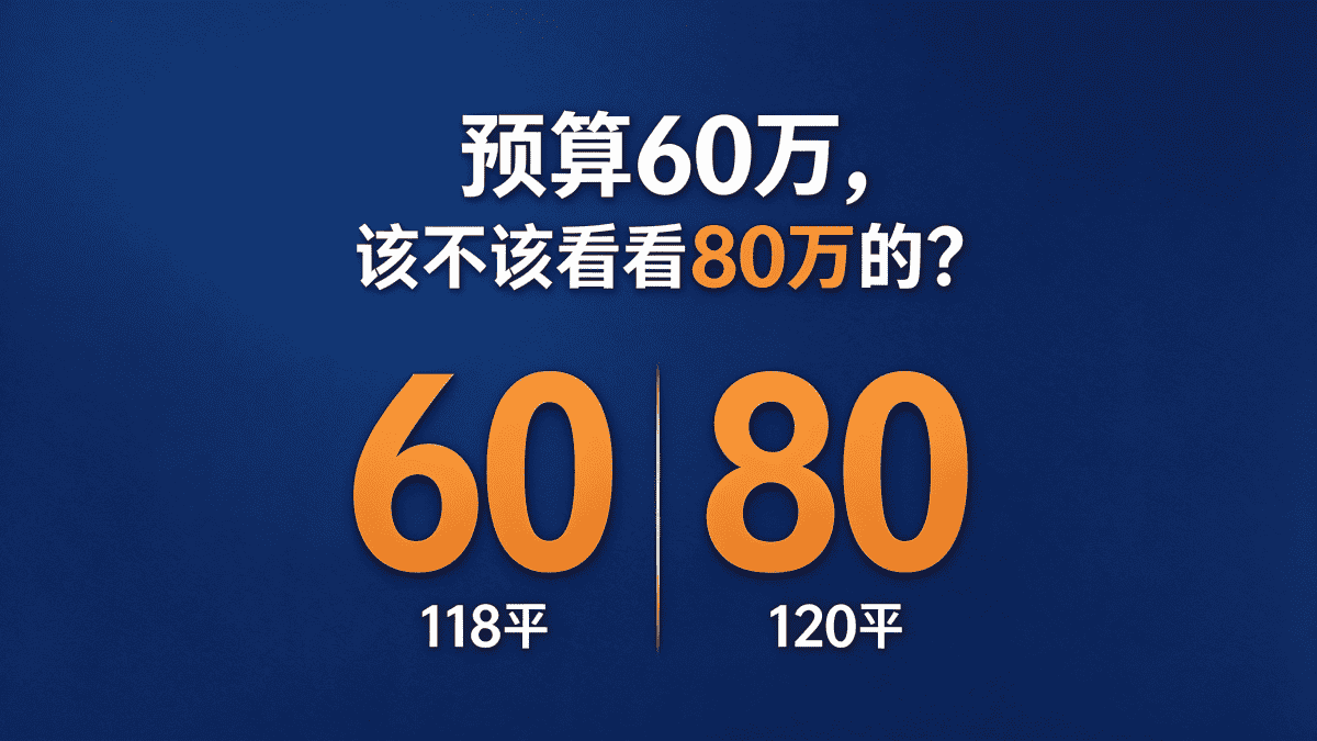 六安买房预算60万，该不该看看80万的？