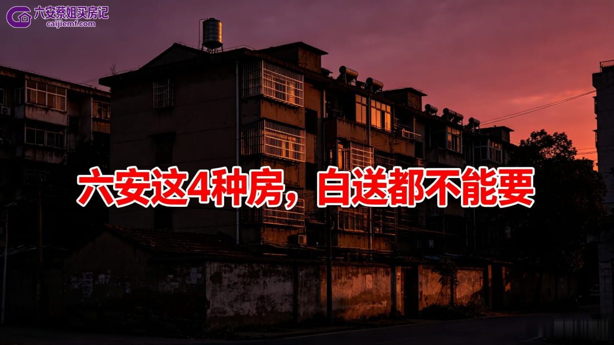 六安这4种房，白送都不能要？买房避坑干货