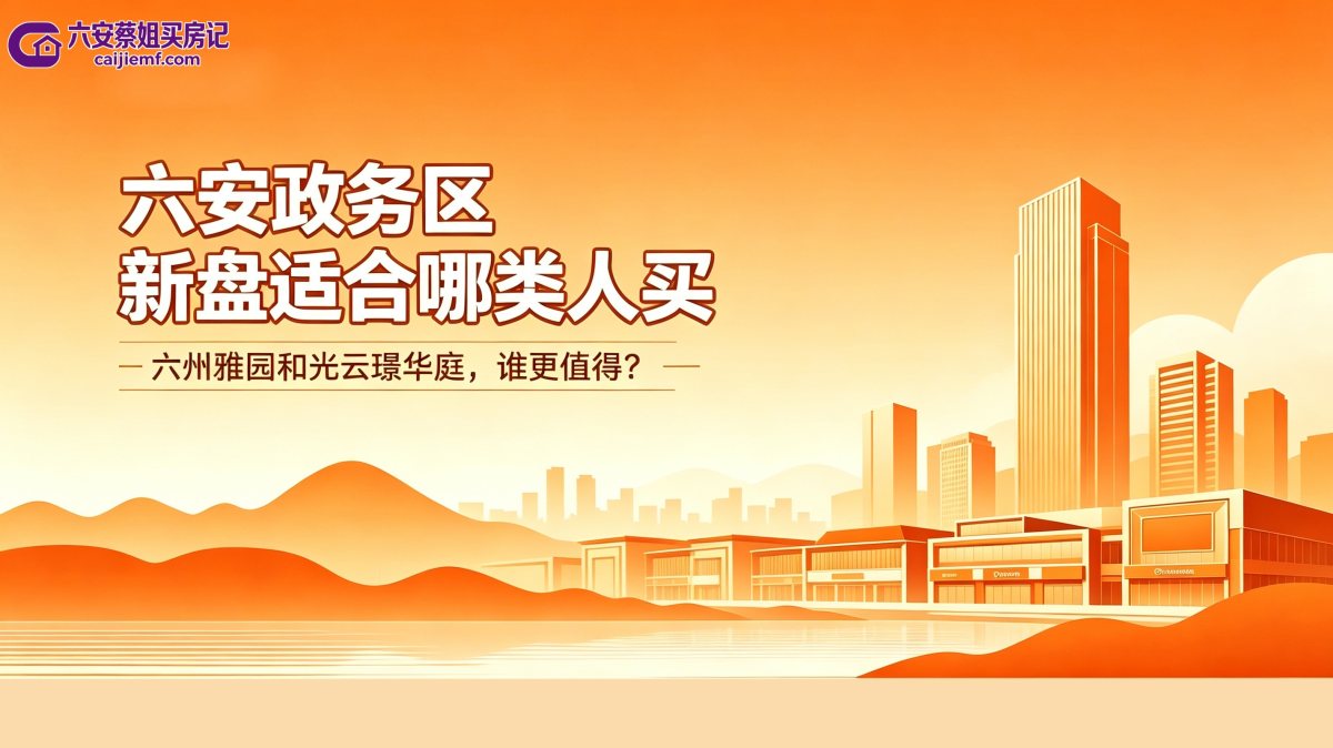 六安政务区新盘，适合哪类人买？