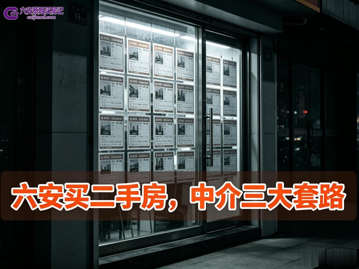 六安买二手房，中介三大套路怎么破？-六安蔡姐买房记